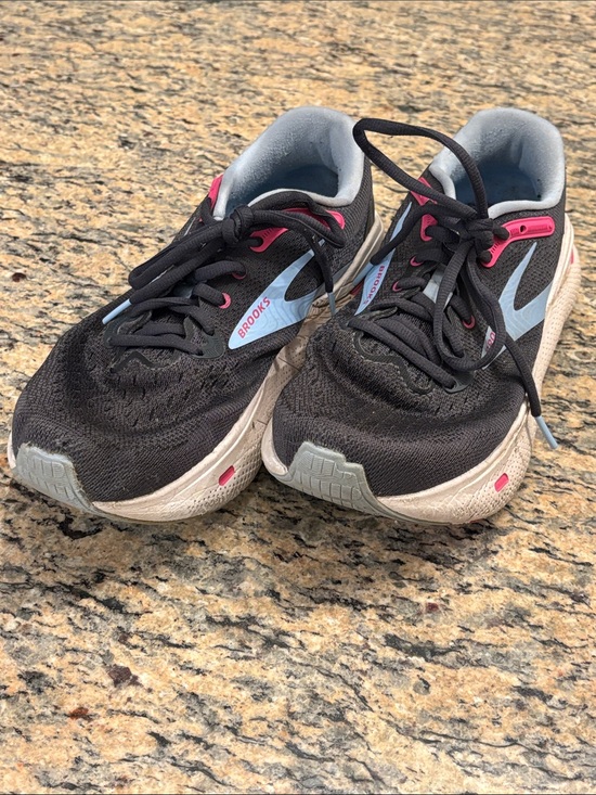 Brooks Shoes - Brooks Ghost Max Black Pink Running Shoes Sneakers Size 7.5